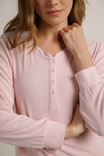 כותונת פיג'מה מבד ריב | קנת קול