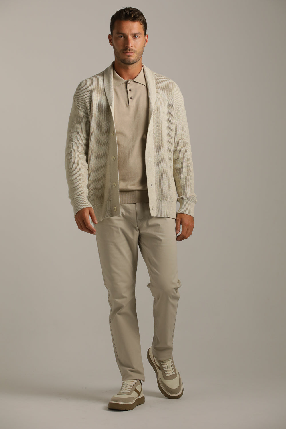 חולצת פולו בסגנון סריג דק | קנת קול