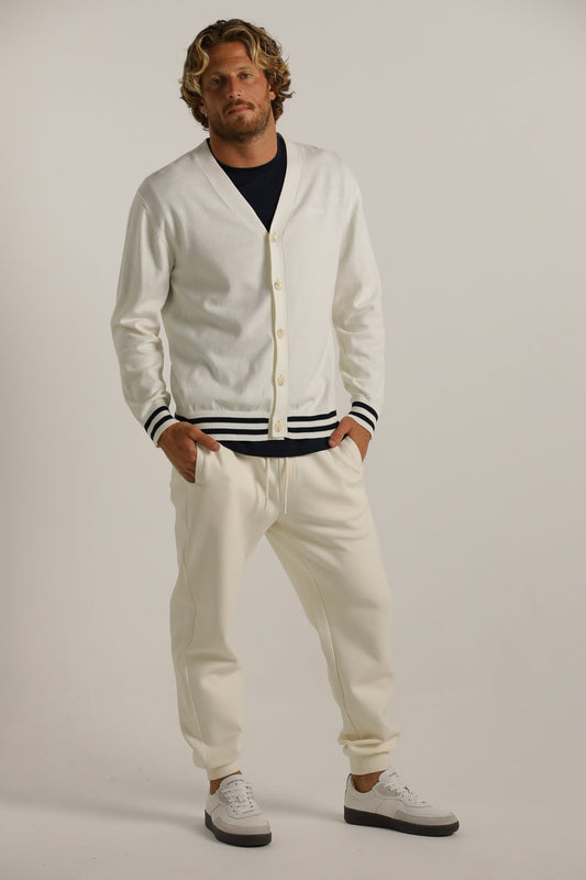 קרדיגן עם עיצוב פסים קונטרסטים | קנת קול