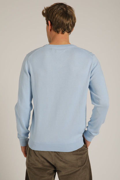 חולצת סריג עם צווארון וי | קנת קול