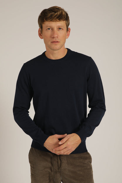 חולצת סריג עם צווארון עגול | קנת קול