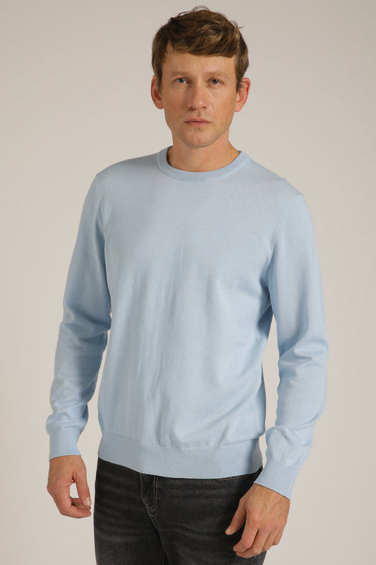 חולצת סריג עם צווארון עגול | קנת קול