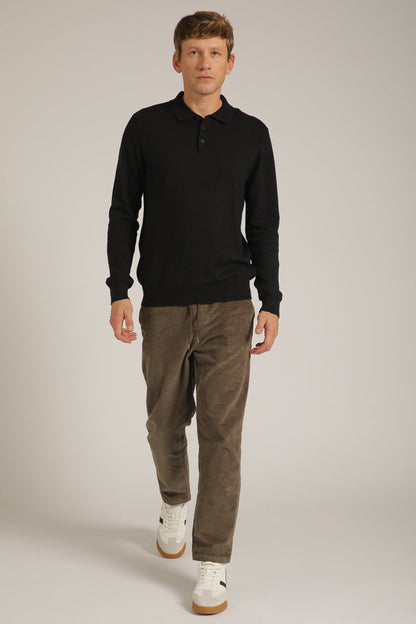 סריג פולו ארוך לגברים | קנת קול