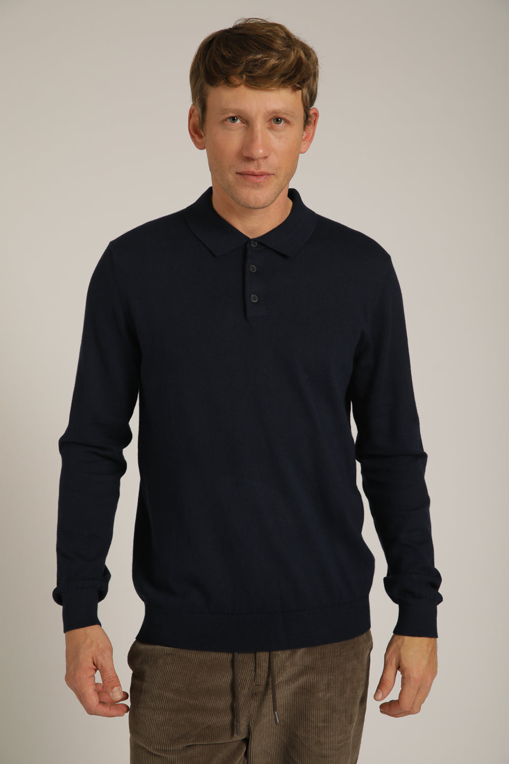 סריג פולו ארוך לגברים | קנת קול