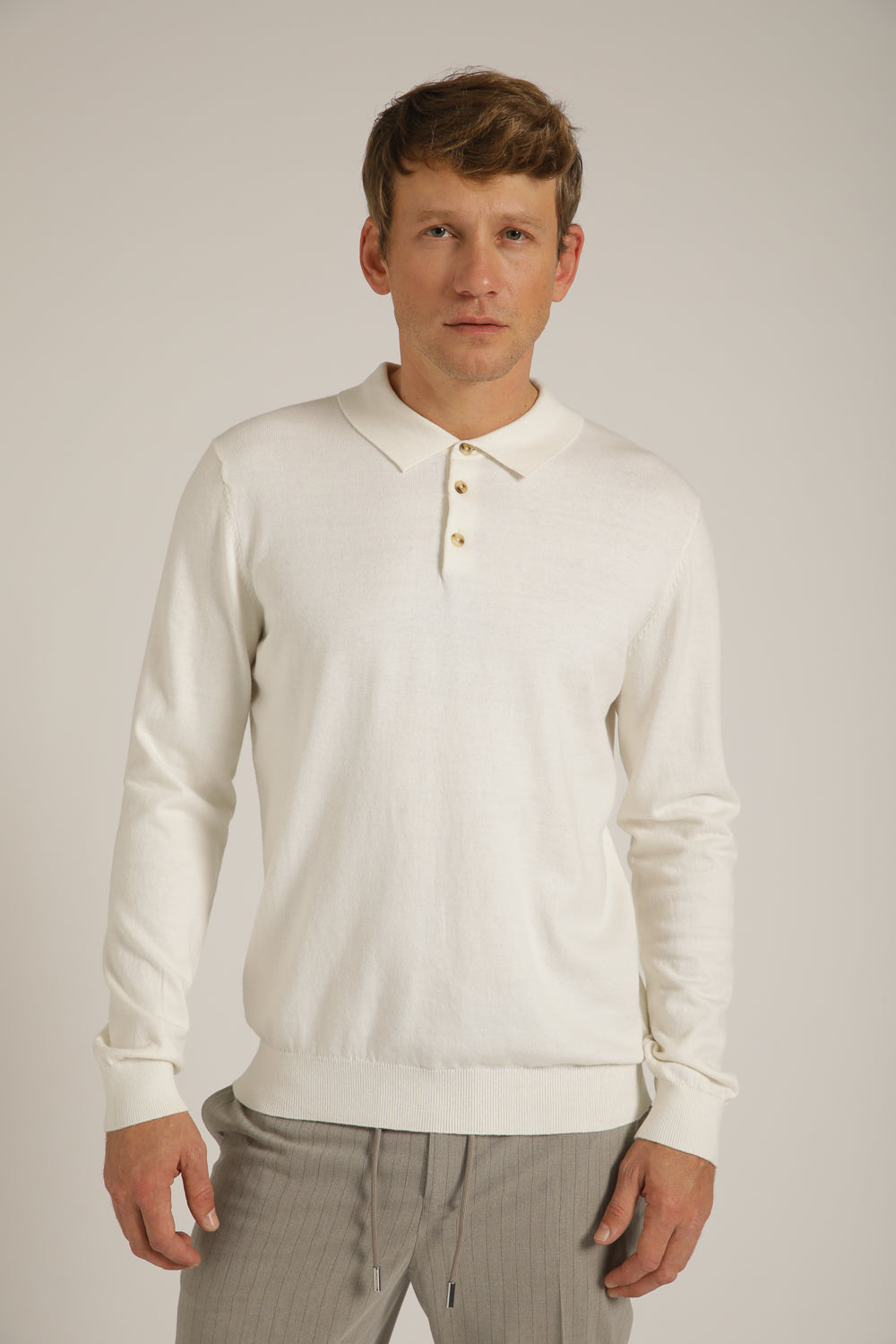 סריג פולו ארוך לגברים | קנת קול