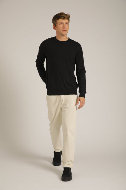 סריג ארוך עם צווארון עגול | קנת קול