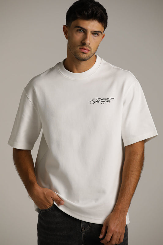 טישירט אוברסייז בעיצוב פרינט עיתון | קנת קול