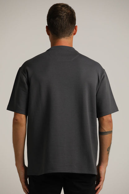 טישירט אוברסייז עם לוגו לגברים | קנת קול