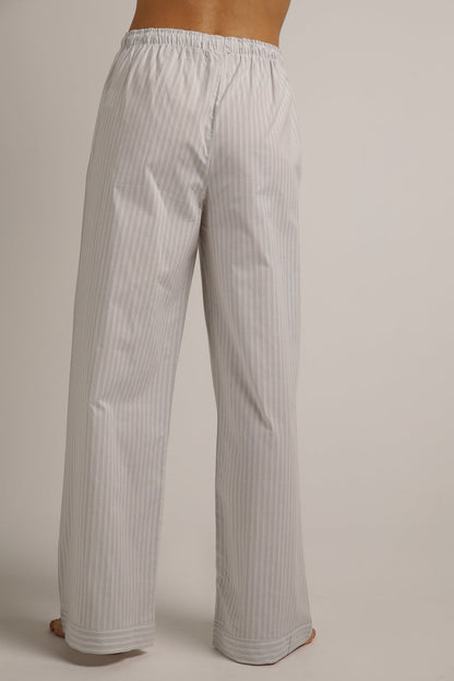 סט פיג'מה כותנה בעיצוב פסים | קנת קול