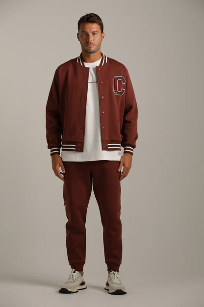 מכנסי ג'וגר בגזרת טייפר עם פס צד | קנת קול