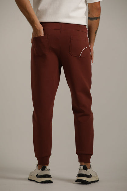 מכנסי ג'וגר בגזרת טייפר עם פס צד | קנת קול