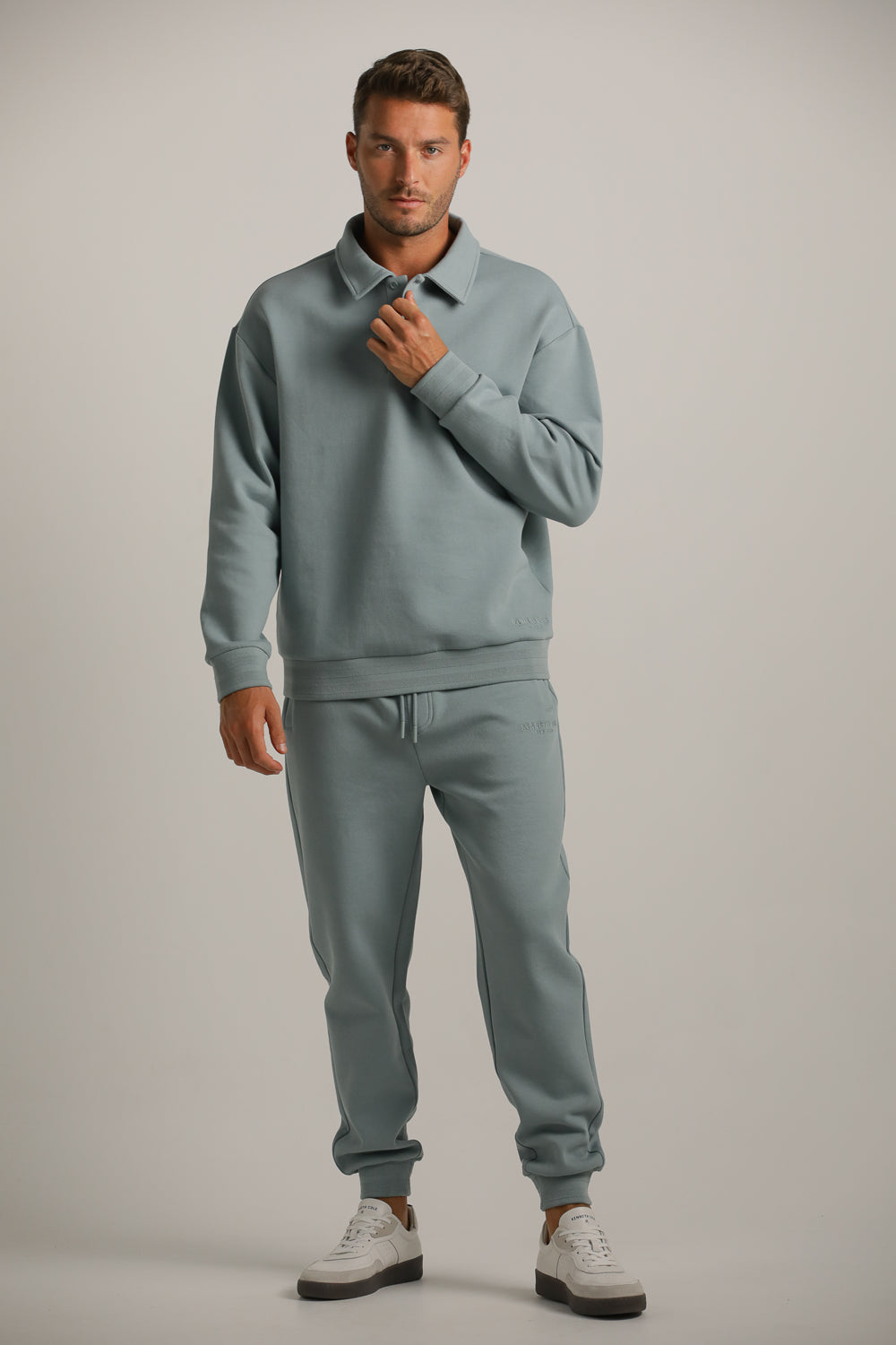 סווטשירט פולו בגזרת אוברסייז | קנת קול