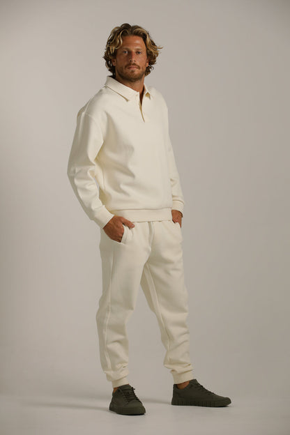 מכנסי ג'וגר מבד וואפל | קנת קול