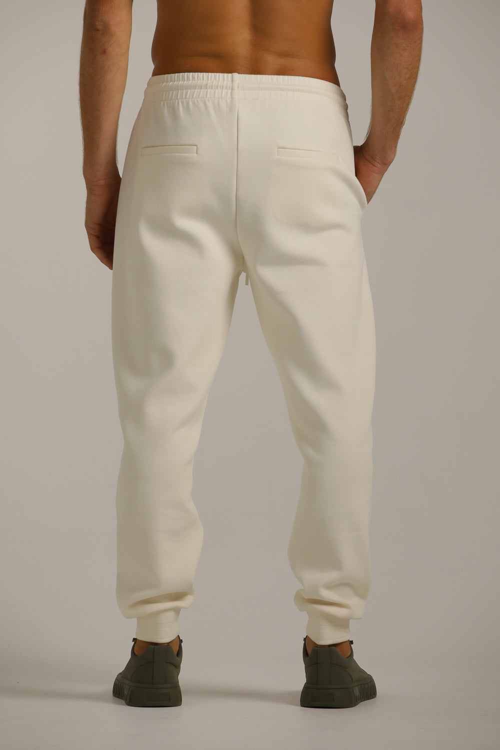 מכנסי ג'וגר מבד וואפל | קנת קול