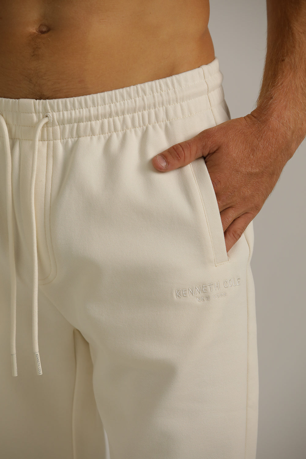 מכנסי ג'וגר מבד וואפל | קנת קול