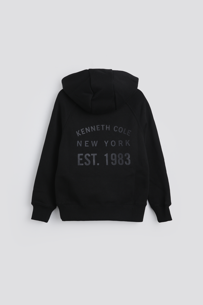 סווטשירט רגלן עם כובע קפוצ'ון | קנת קול