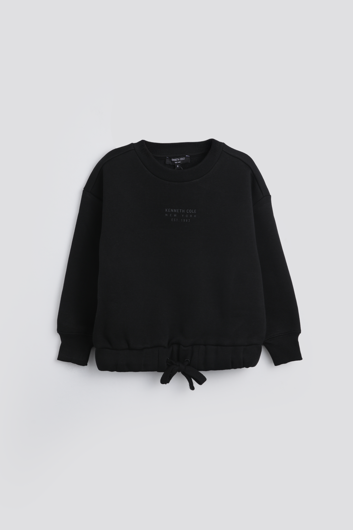 סווטשירט קרופ עם גומי | קנת קול