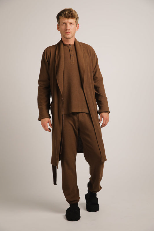 מכנסי טרנינג בטקסטורת וואפל | קנת קול