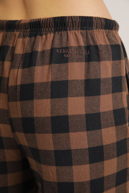 סט פיג'מה משבצות | קנת קול