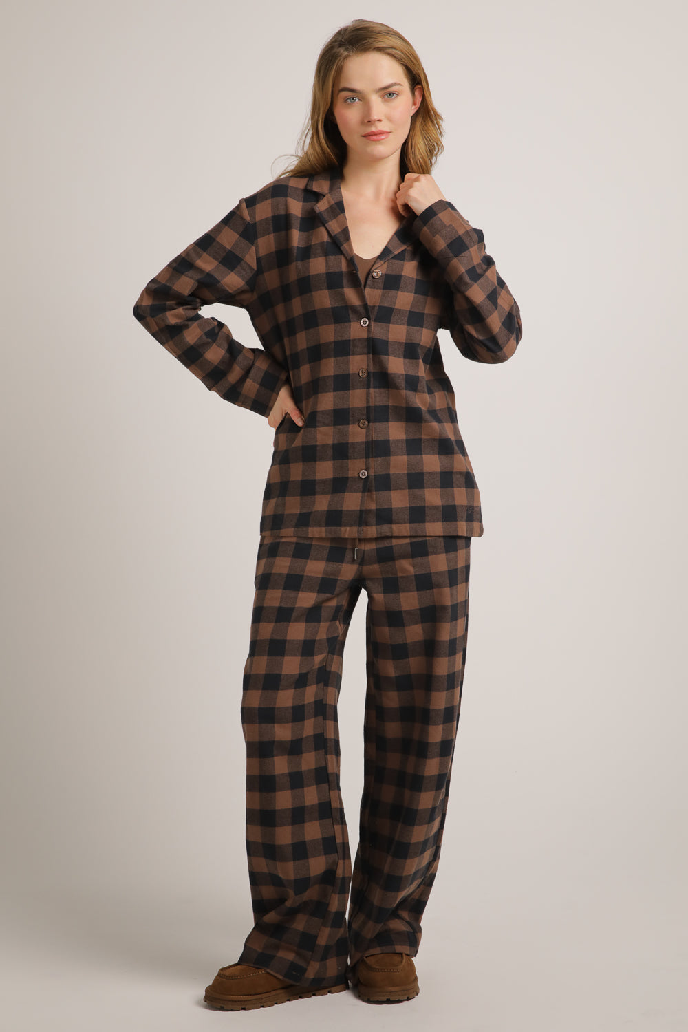 סט פיג'מה משבצות | קנת קול