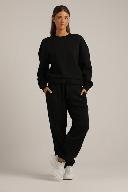 סווטשירט ממותג בגזרת קרופ | קנת קול