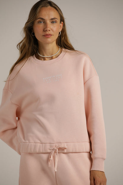 סווטשירט ממותג בגזרת קרופ | קנת קול