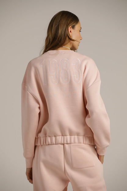 סווטשירט ממותג בגזרת קרופ | קנת קול