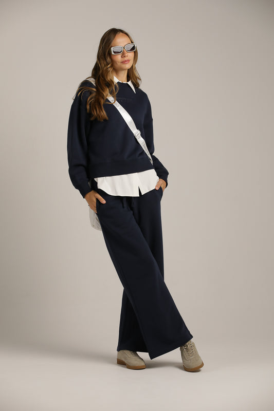 מכנסי טרנינג בגזרה רחבה | קנת קול