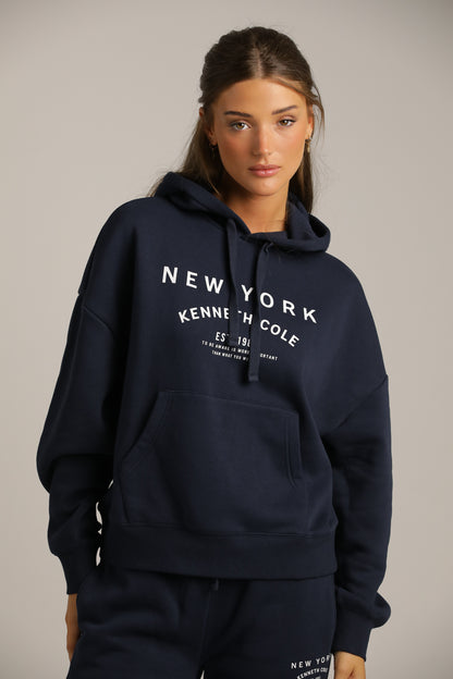 סווטשירט אוברסייז עם כיס קנגרו | קנת קול