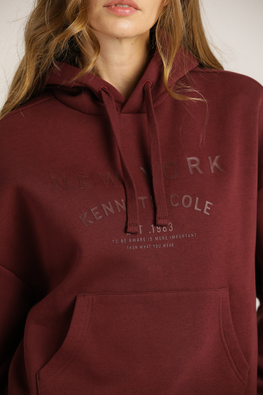 סווטשירט אוברסייז עם כיס קנגרו | קנת קול