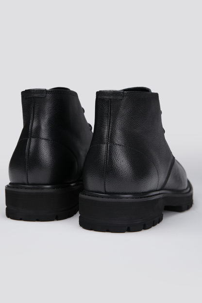 מגפוני עור בצבע שחור | קנת קול