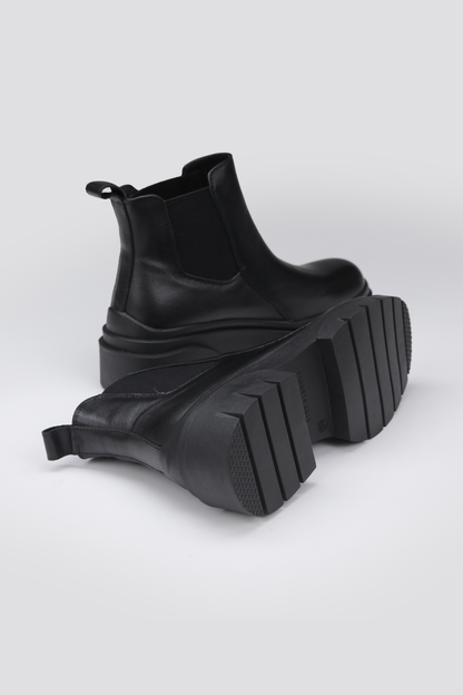 מגפוני עור בסגנון צ'לסי לנשים | קנת קול