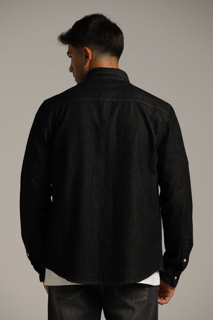 חולצה מכופתרת בסגנון ג'ינס | קנת קול