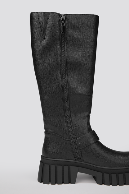 מגפיים גבוהים עם סוליית טרקטור | קנת קול