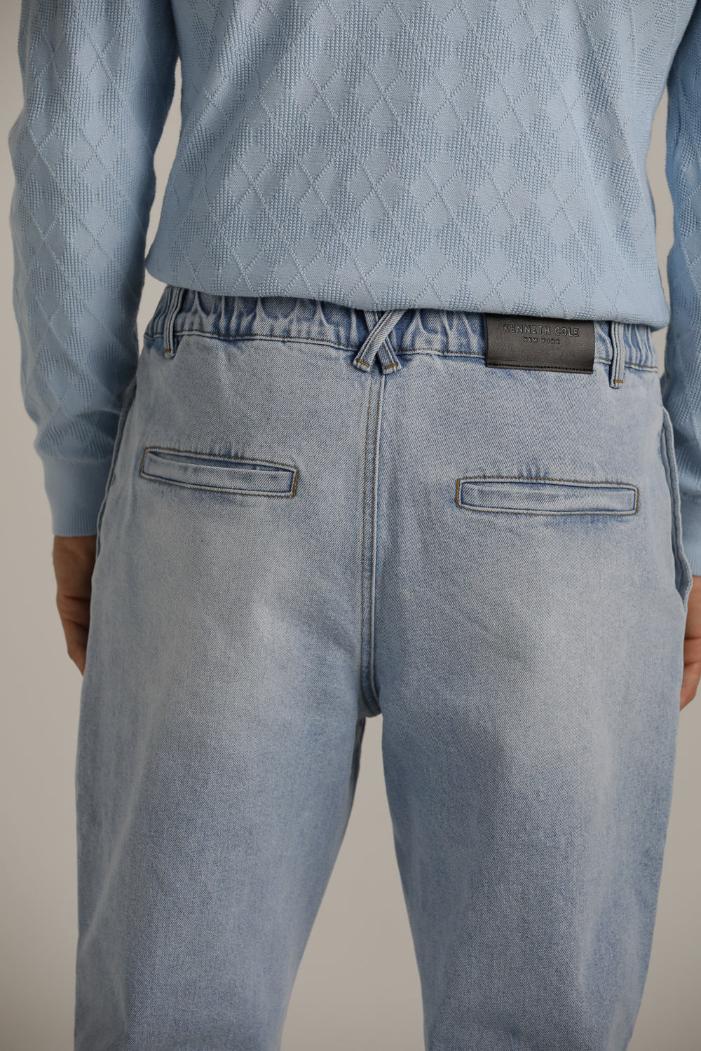  מכנסי ג'ינס במראה שטוף ובגזרת סלים | קנת קול