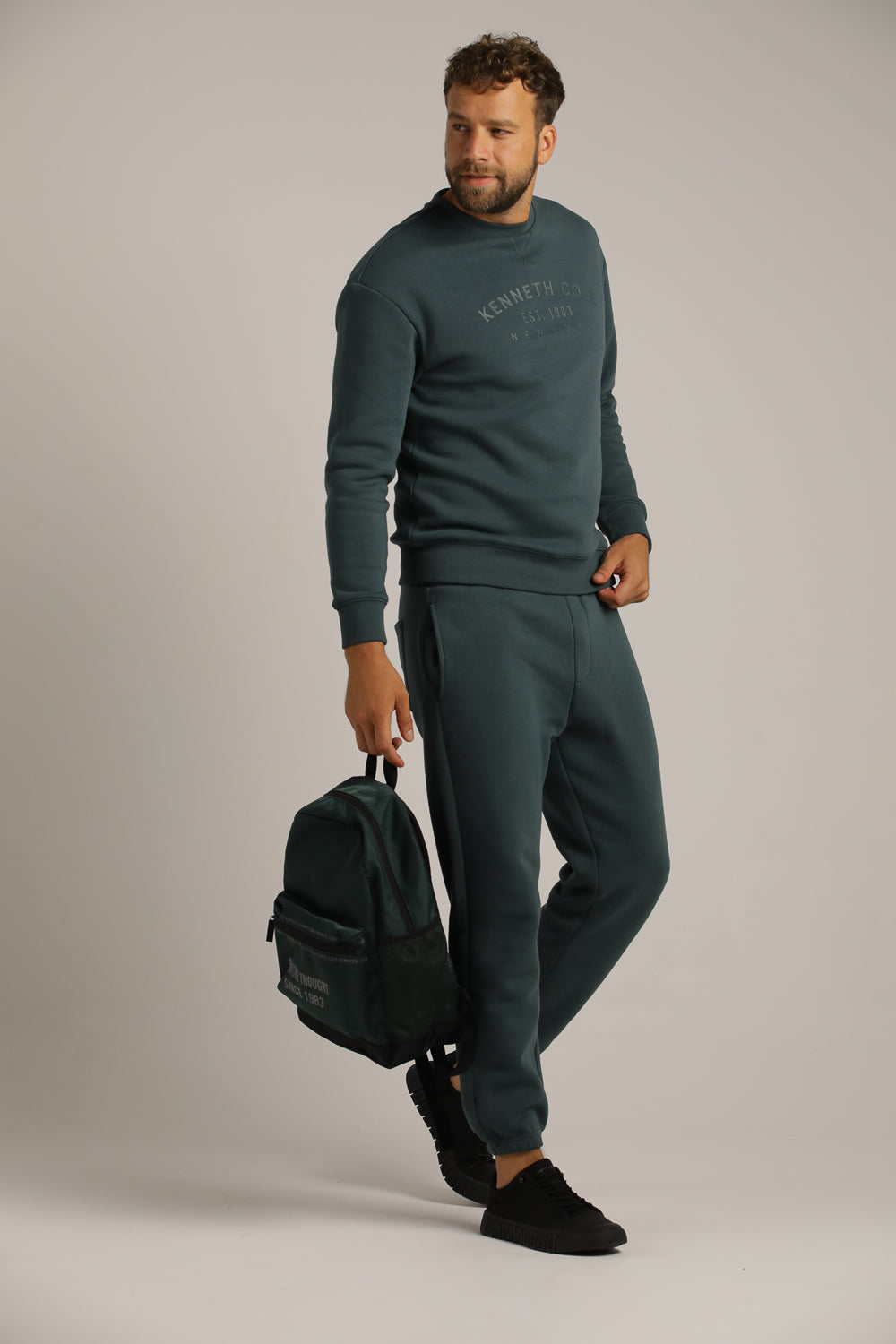 סווטשירט עם מפתח צוואר עגול | קנת קול