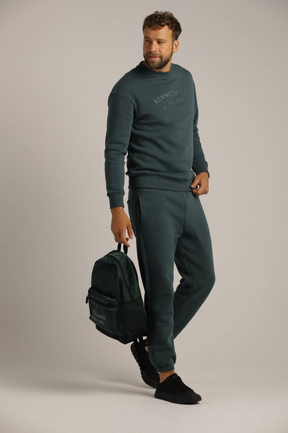 סווטשירט עם מפתח צוואר עגול | קנת קול