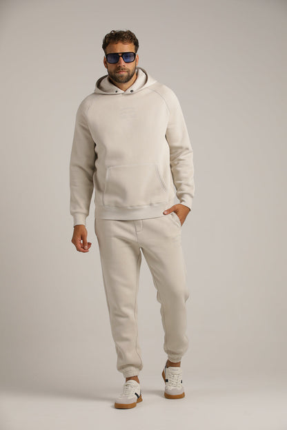 סווטשירט רגלן עם כובע קפוצ'ון | קנת קול