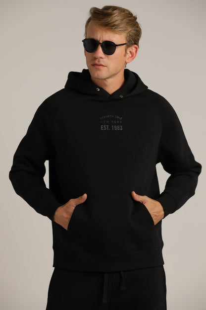 סווטשירט רגלן עם כובע קפוצ'ון | קנת קול