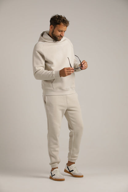 מכנסיים ארוכים עם הדפס לוגו לגברים | קנת קול