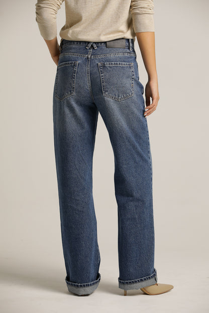 מכנסי ג'ינס בגזרת סטרייט | קנת קול