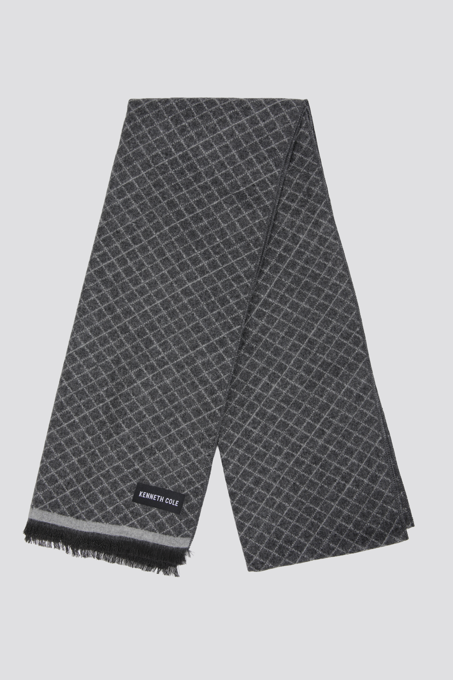 צעיף בעיצוב משבצות עדינות | קנת קול