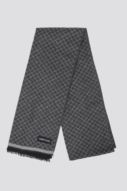 צעיף בעיצוב משבצות עדינות | קנת קול