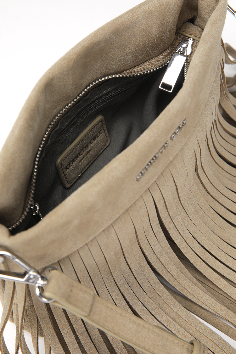 תיק צד עם פרנזים לנשים | קנת קול