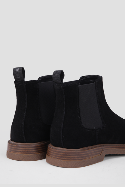 מגפוני צ'לסי עור זמש לגברים | קנת קול