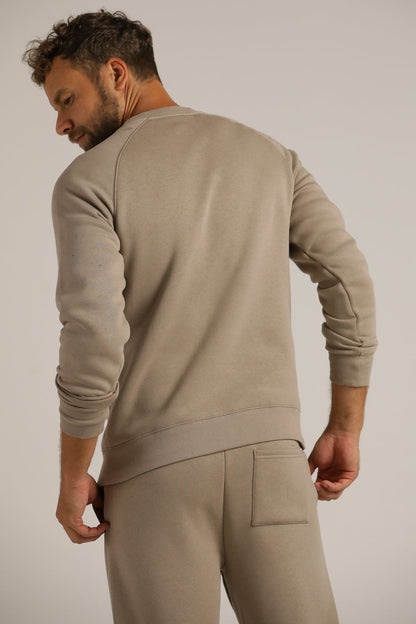 סווטשירט בגזרת רגלן עם לוגו | קנת קול