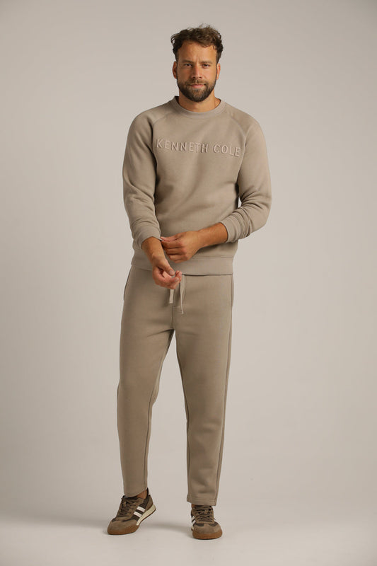 מכנסי טרנינג בגזרה ישרה | קנת קול