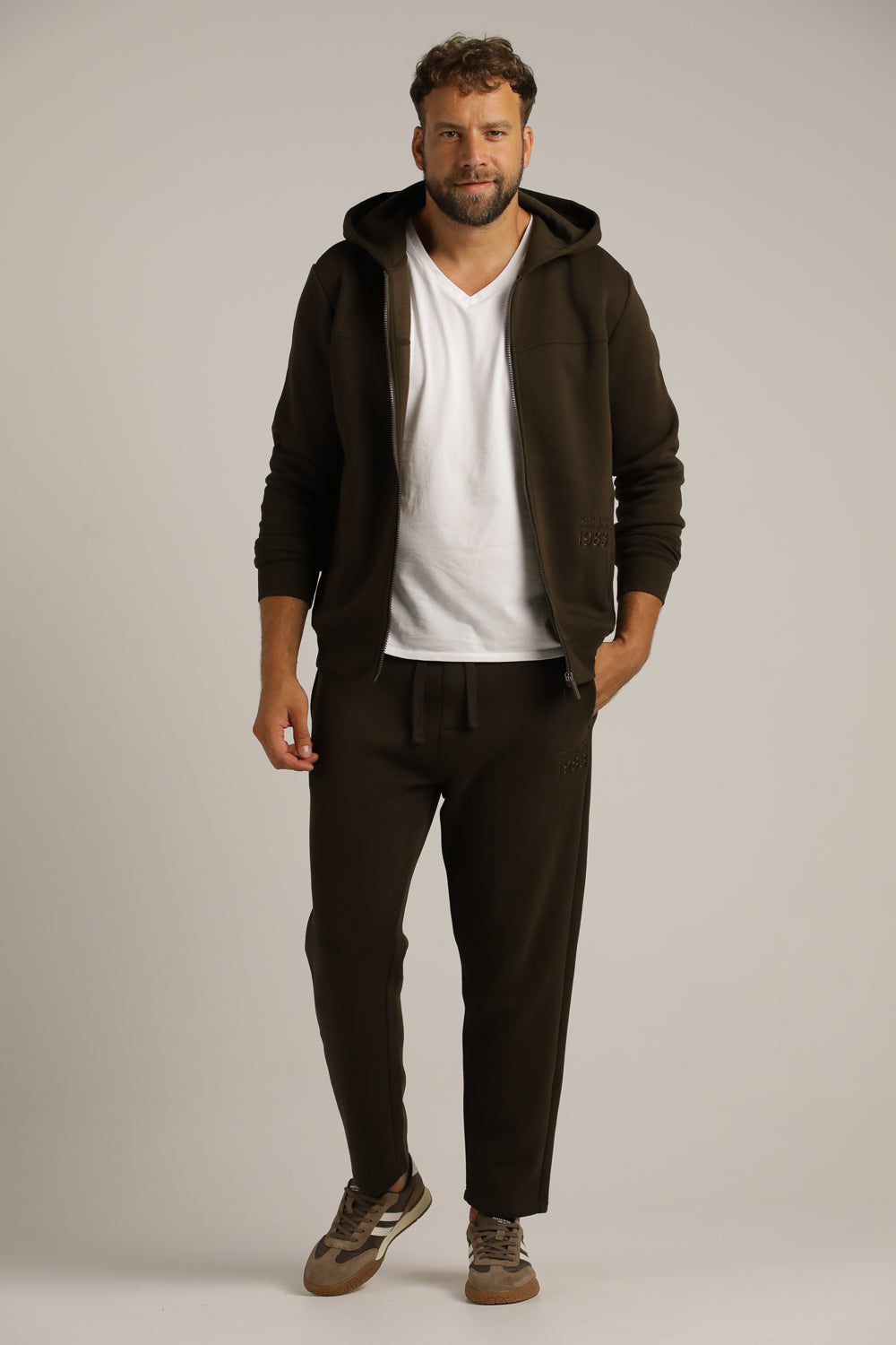 סווטשירט קפוצ'ון לגברים | קנת קול