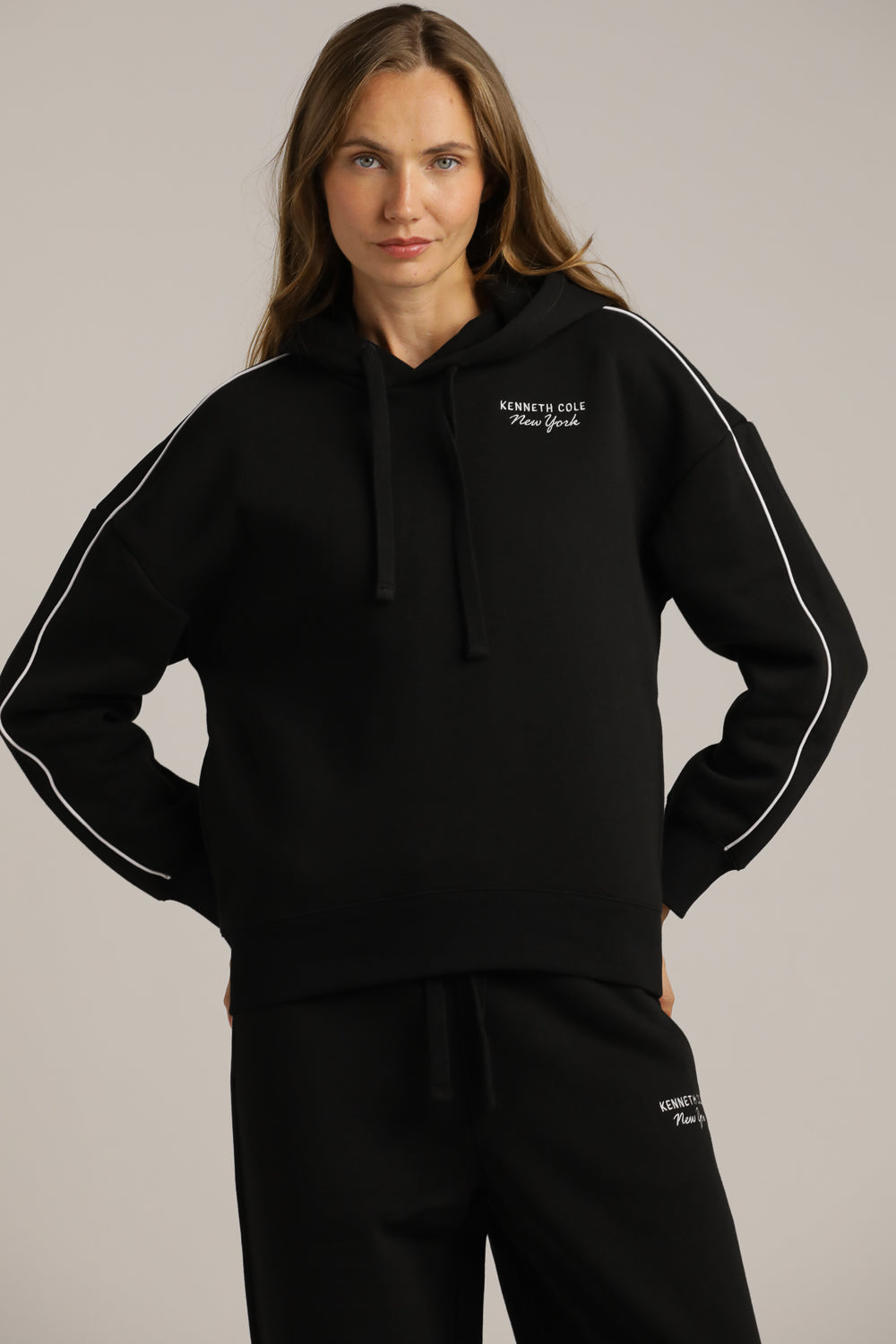 סווטשירט רגלן עם פסי צד | קנת קול