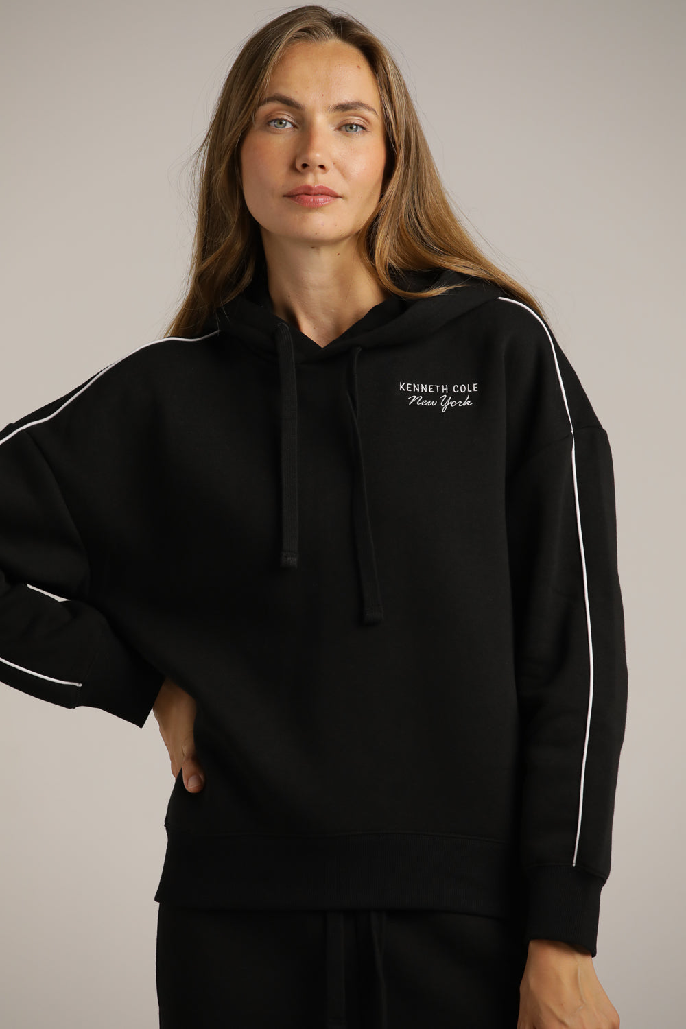 סווטשירט רגלן עם פסי צד | קנת קול